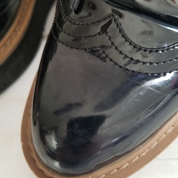 Steve Madden Black Patent Oxford - Size 6 - Picture 8 of 11
